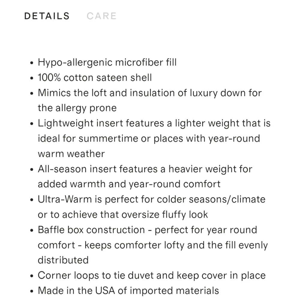 Quince Premium Down Alternative Comforter! Sz. Full/ Queen (Z3)
